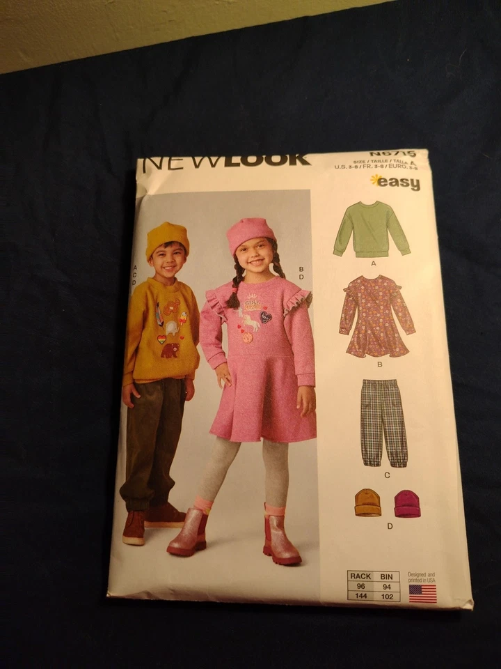 Mixed Lot Of New Look Patterns Assorted Styles Adult Women & Kids Sizes Uncut  - Image 2 of 4