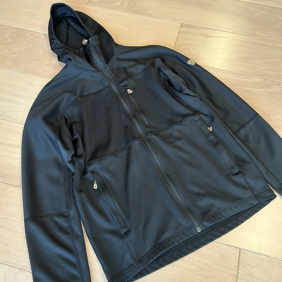 Chaqueta polar Fjallraven Abisko Trail cremallera completa con capucha para hombre mediana Foto 3 de 4