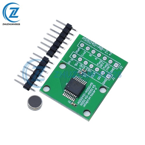 DC 3.3V 5V AS5040 Programmable Contactless Magnetic Rotary Encoder ...