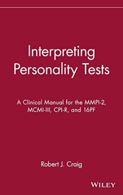 Craig - Dolmetschen von Persönlichkeitstests Ein klinisches Handbuch für das MMPI - N555z
