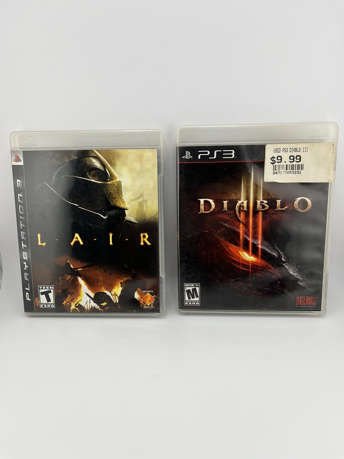 PS3 Game Bundle: Diablo III & Lair Complete Fantasy Mythology Dragon Medieval