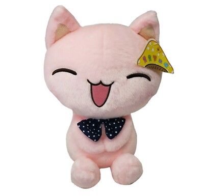pink stuffed kitty