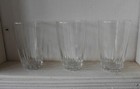 3 vintage juice glasses 4" clear with spears LIbby? — photo 1