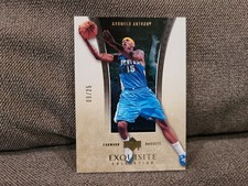 2004 2005 UPPER DECK EXQUISITE CARMELO ANTHONY GOLD BASE #/25 NUGGETS RARE SP