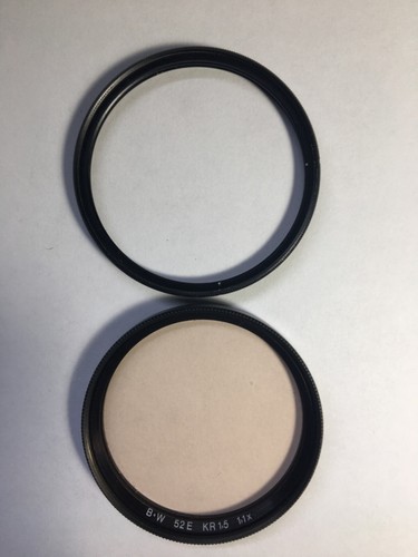 B+W 52mm 52E KR 1.5 1.1X Filter & Cokin 52mm Extension Ring - Picture 2 of 4