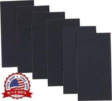 6 Pcs Black Repair Patch Self Adhesive Nylon Patches for Down Jacket Fabric NEW