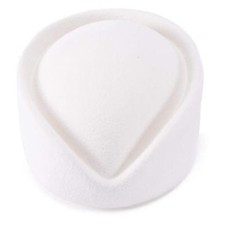 Wool Stewardess Air Hostesses Pillbox Hat Millinery Teardrop Fascinator Base ...