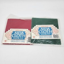 New Lot Of 2 AIDA Cross Stitch Fabric NWT