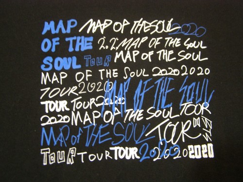 BTS 2020 Map of the Soul Pay per View Online Concert T-Shirt K-Pop Black Size M - 第 4/8 張圖片