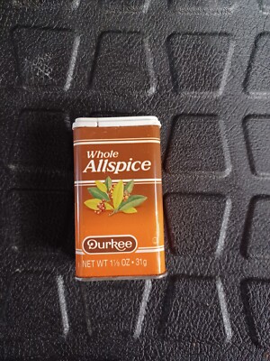 Durkee Whole Allspice Tin 31g 1-1/8 Oz Vintage VTG Container Reckitt & Colman...