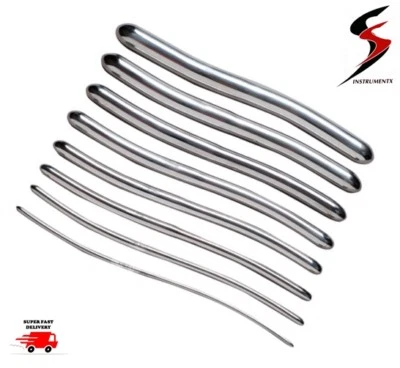 SS INSTRUMENTX SS HEGAR SOUNDS DILATOR UTERINE URETHRAL DIAGNOSTIC GYNE SURGICAL SET KIT CE