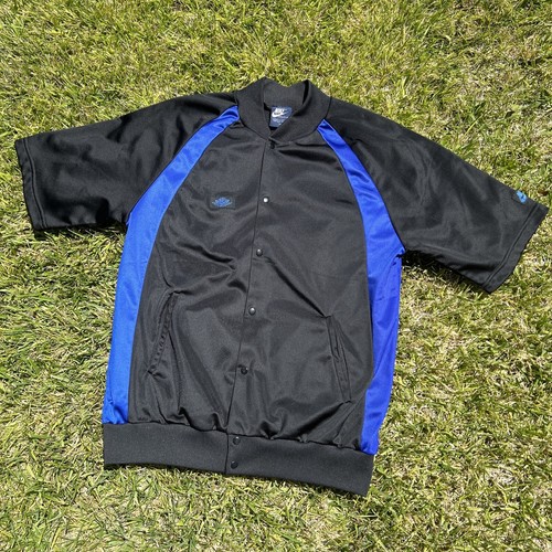 Air Jordan, VTG 1985 UK Tag Nike Air Jordan 1 Wings Jersey Jacket Blue Original OG 1980's