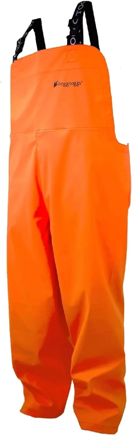 Frogg Toggs 1WA911-300 Men's WayPoint Angler Bib Orange Size XL FE
