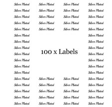 Self Adhesive Jewellery Stickers Labels Sterling Silver, 9ct, Stainless Steel