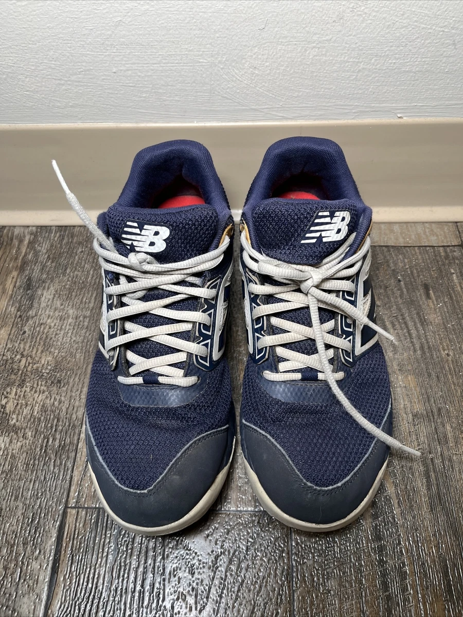 New Balance T3000TN4 Low Turf Shoes Baseball Navy Blue White Men s Size 8D E