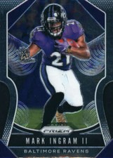 2019 Panini Prizm #72 Mark Ingram II Baltimore Ravens Football Card