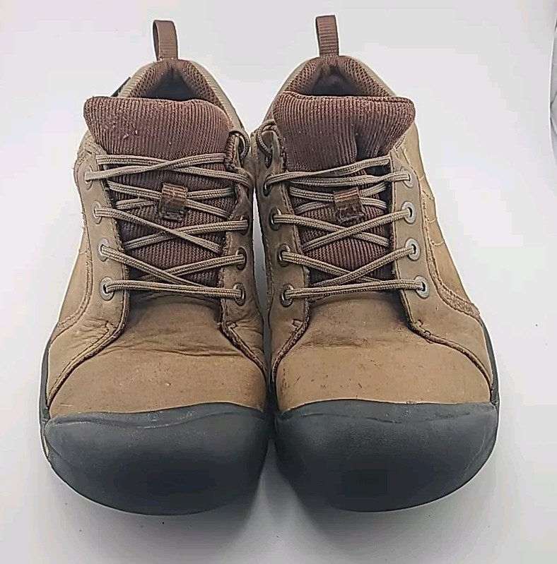 Scarpe da trekking KEEN marroni in pelle a 5 occhi da donna taglia 7 gioventù taglia 5