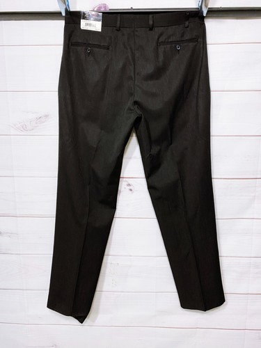 Greg Norman Mens Pants Size 38x32 Black Flat Front Mid-Rise Pockets - Picture 4 of 9
