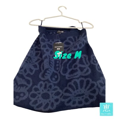 UNIQLO x marimekko Lambswool Mini Skirt Size M Navy Japan