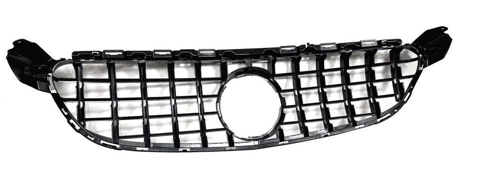 C250 C300 C350 parrilla GT negro-cromo 2015 2016 2017 2018 sin cámara Panamericana Foto 4 de 4