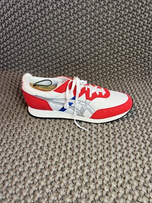 NEW ASICS Tiger Tarther OG White / Classic Red Sneakers Men Size 11   1191A211
