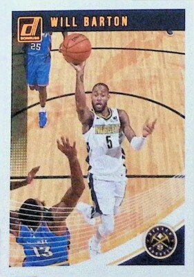 2018-19 Donruss NBA Basketball Card Denver Nuggets Will Barton