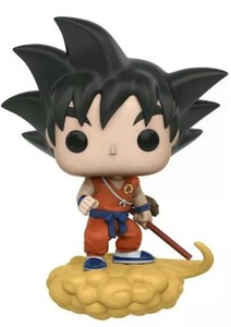 goku and flying nimbus pop orange