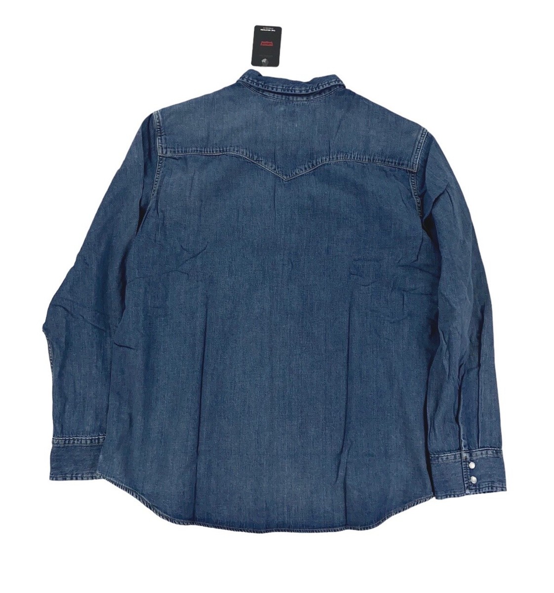 NEW Levi's Strauss Classic Pearl Snap Button Western Denim Shirt