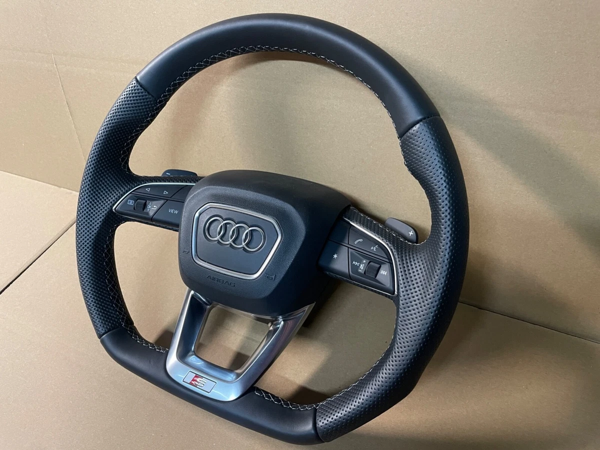 Audi Q5 SQ5 Q7 SQ7 Q8 SQ8 RS S-Line A4 A5 A6 A7 Lenkrad Leder Air  