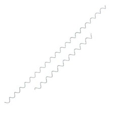 Gabionen Spirale Metall verzinkt 4 mm Spiralverbinder 80 oder 100 cm Spiralen