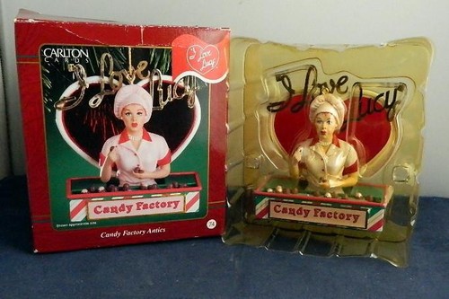 I LOVE LUCY Carlton Cards "Candy Factory Antics" #74 Ornament - Picture 2 of 2