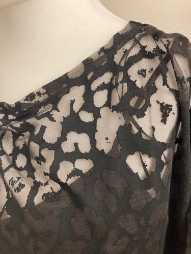 *NEU* neue schwarze Bluse mit Top Ausbrenner-Viskose All Saints Gr.L - Bild 6 von 6