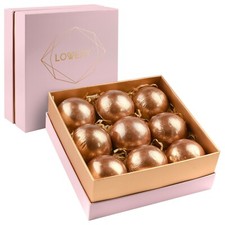 24K Rose Gold Bath Bombs Set - Deluxe Marble Bath Bomb Gift Set