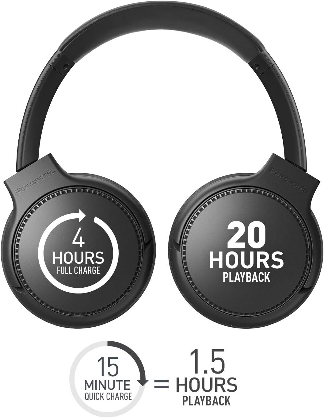 Thumbnail - Panasonic Rb-m700be-c Deep Bass Wireless Overhead Headphones With