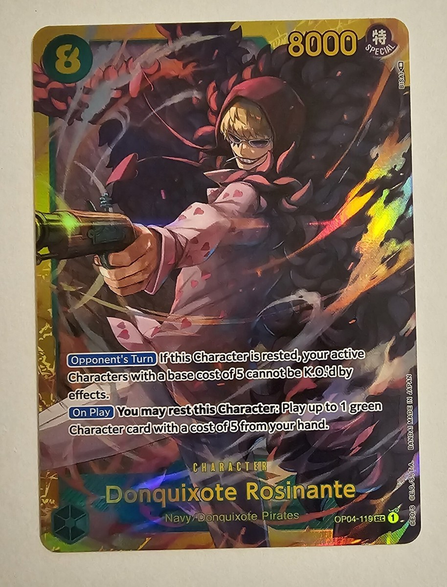 one piece card game rosinante OP05 Donquixote Rosinante Custom Art main image 1
