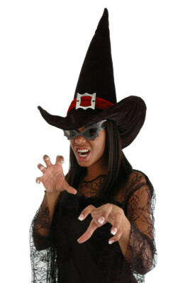ELOPE PLUSH WITCH HAT BLACK