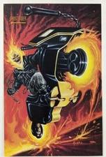 Ghost Rider Blob Marvel Masterpieces Comic Poster Art Pin-Up Original Jusko