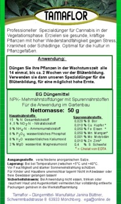 Cannabis-Dnger Profi GROW Wuchs 10 Portionsbeutel fr 100 Liter | eBay.de