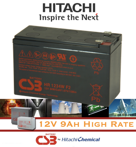 Аккумулятор csb hr1234w f2