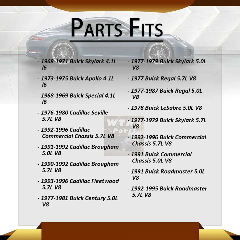 Anchor Engine Motor Mounts Front 2x For Pontiac Catalina 5.0L 1980-1981 - Image 2 of 4