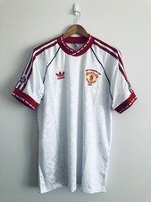 Manchester United Jersey 1990-91 Away Shirt European Cup Winners Cup Final XL