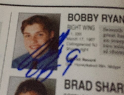 Jeff Carter Corey Perry Mike Richards A Stewart Signed OHL Yearbook JSA COA - Picture 7 of 8