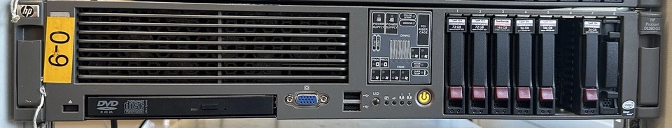 HP ProLiant DL380 G5 2xDUAL-Core XEON 3.2GHz RAM 16GB 2x36 2x72 2x146GB SAS RAID - Image 3 of 4