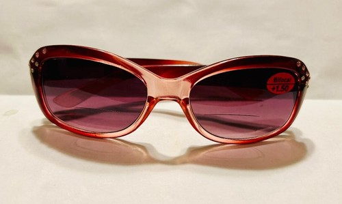 BIFOCAL SUNGLASSES Women's NEW ARRIVAL 1.50 & 1.75 PURPLE, CORAL, BLACK - Picture 11 of 13