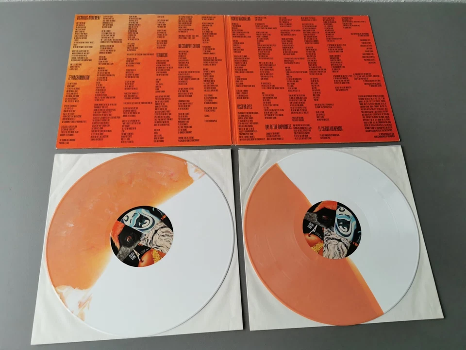 THE MARS VOLTA lim white orange marbled Vinyl 2LP Amputechture (2006 GLS USA) Foto 2 de 2