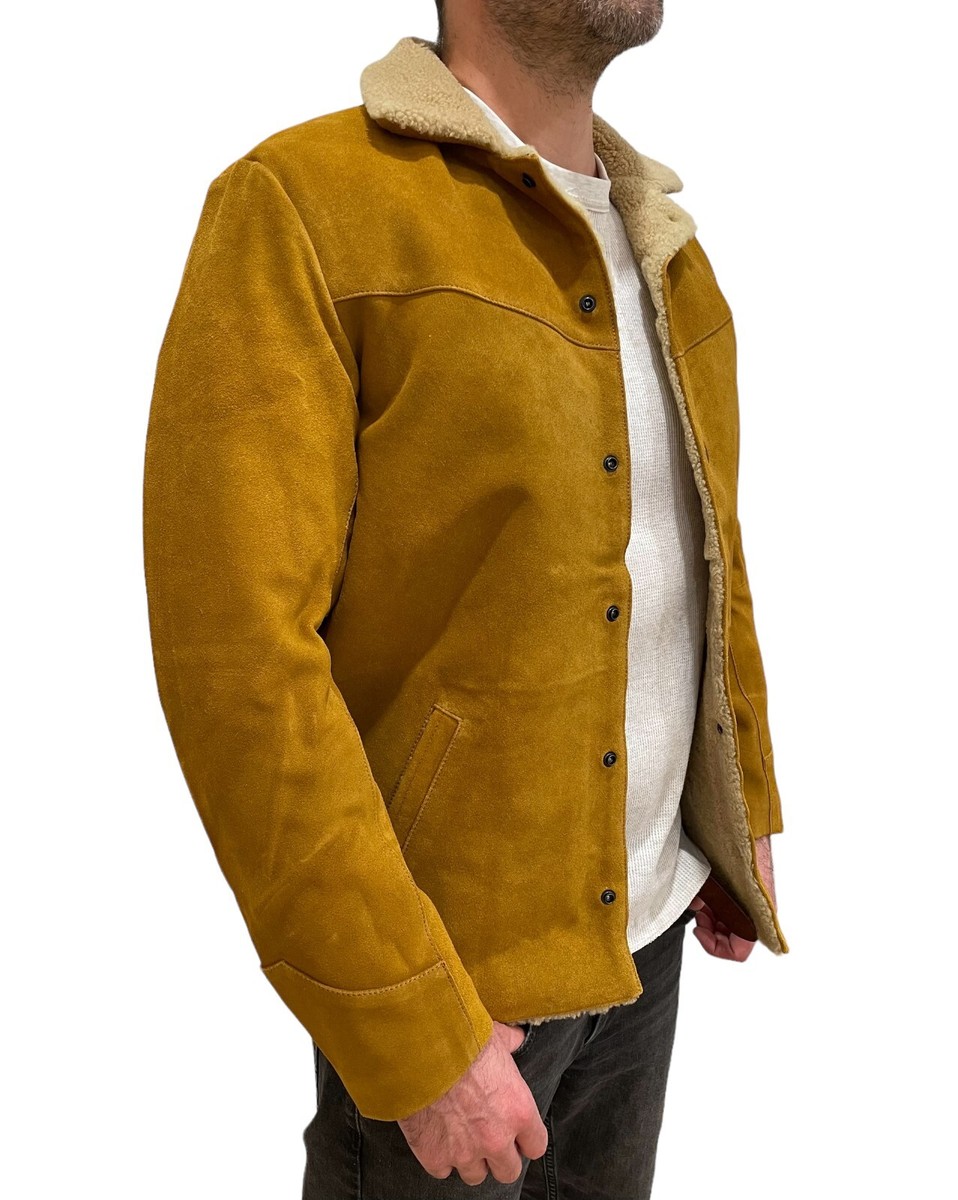 Levi's Men's Genuine Suede Sherpa Trucker Jacket - XS (Made in