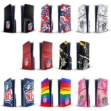 OFFICIAL NFL SHIELD VINYL SKIN DECAL FOR SONY PS5 SLIM/PRO DISC EDITION CONSOLE