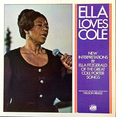 ELLA FITZGERALD ''ELLA LOVES COLE'' PREMIUM QUALITY USED LP (VG+/EX)