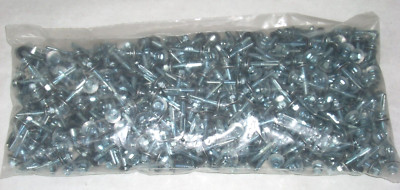 Metal Siding Roofing Screws 1 1/4'' Zinc Coat Metal to Metal Rubber Washer 500 pk