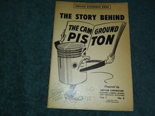 1947 Chrysler Plymouth Dodge Desoto Cam Ground Piston Shop Manual Orig. Book